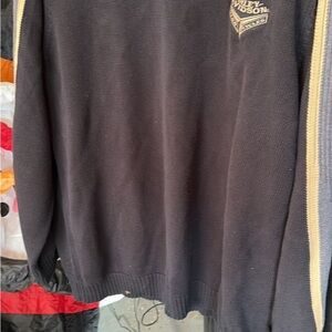 Harley-Davidson Black and Tan Crewneck Sweater
